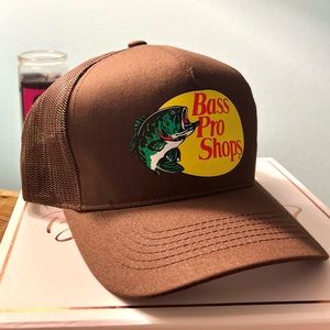 Brown Bass Pro Trucker Hat